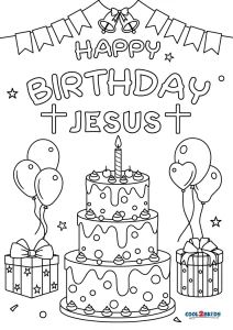 Free Printable Happy Birthday Jesus Coloring Pages For Kids Happy Birthday Jesus Coloring Page, Happy Birthday Jesus Party, Jesus Birthday Party, Cute Coloring Pages For Kids, Biblical Christmas, Nativity Coloring Pages, Cute Halloween Coloring Pages, Jesus Coloring Pages, Camping Coloring Pages