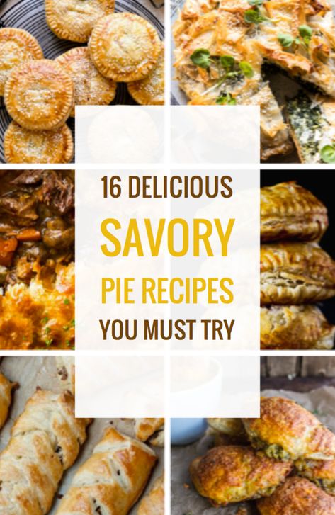 16 Delicious Savory Pies You Must Make | Parade: Entertainment, Recipes, Health, Life, Holidays Savory Pie Recipes, Hand Pies Savory, Savory Pies Recipes, Hand Pie Recipes, Savory Pies, Healthy Casseroles, Puff Pastry Recipes, Savory Pie, Pie Dessert