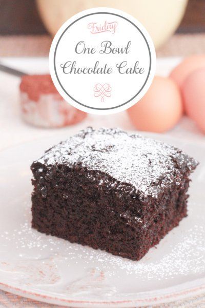 A super simple chocolate cake that is moist and fluffy and whips up in just one bowl. It's the "no more boxed cake" recipe. Just as easy, just as good! One Bowl Chocolate Cake, Best Moist Chocolate Cake, Simple Chocolate Cake, Cocoa Powder Recipes, Chocolate Cake Recipe Easy, Homemade Chocolate Cake, Boxed Cake, Easy Chocolate Cake, Bowl Cake