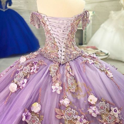 Rupunzle Quinceanera Dresses, Rapunzel Themed Sweet 16 Dress, Rapunzel 15 Theme Dress, Purple Pink Quinceanera Dresses, Repunzle Quinceanera Dresses, Quinceñera Dresses Purple, Tangled Rapunzel Quince Dress, Purple Quincenera Dresses, Repunzal Quinceanera Dress