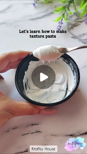 Kraftsy House By Vaishakhi 🧿 on Instagram: "Learn how to make texture paste ✨ 2 spoons of wall putty 1/2 spoon of MR glue  1/2 spoon of white acrylic   Stay connected with @kraftsy_house by Vaishakhi to learn more.  Drop a ❤️ if you like it! If you find it useful then Like, share, and save for your next creative project! ❤️  #reels #texturepaste #handmade #textureart #diy #viralexplorepage #artexplorer #reelsinstagram #trendingreels #arttherapyheals #iartyoutube #artistsindia #explore #explorepage  [Texture art, handmade, texture paste, useful information, craft material, craftingtips, recipe]" Texture Paste Diy, Craft With Wall Putty, Wall Putty Art On Canvas, Homemade Texture Paste, How To Make Texture Paste, Diy Texture Paste Recipe, Wall Putty Crafts Diy, Putty Art On Canvas, Texture Paste Recipe