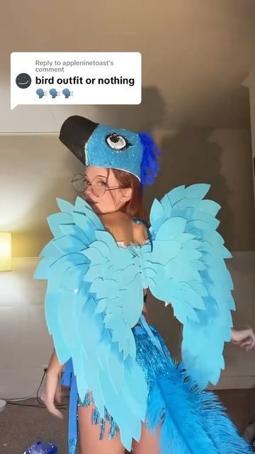 Rio Bird Costume Women, Rio Linda Bird Costume, 2024 Cosplay Ideas, Jewel Rio Costume, Rio Birds Halloween Costume, Rio Movie Costume, Linda Rio Costume, Rio Costume Women, Rio Bird Costume