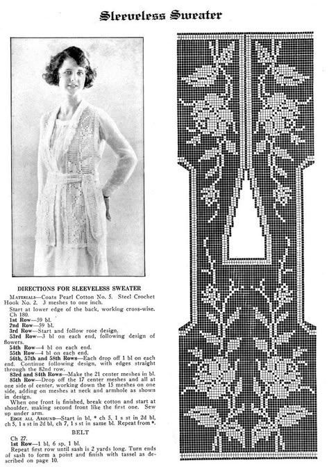 Filet Crochet Cardigan, Vintage Filet Crochet Patterns, Filet Crochet Blouse, Crochet Fillet Pattern, 1920s Crochet Patterns, Vintage Filet Crochet Charts, Filet Crochet Sweater, Free Filet Crochet Patterns Charts, Filet Crochet Curtain Pattern