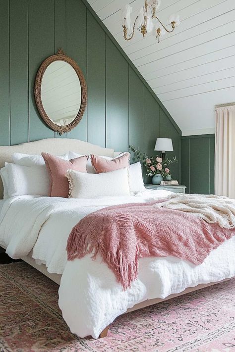 50+ Pink And Sage Bedroom Ideas Where Soft Meets Serene Sage Bedroom Ideas, Sage Bedroom, Green Bedroom Design, Sage Green Bedroom, Green Bedroom, Dreamy Bedrooms, Happy Dance, Bedroom Green, Bedroom Designs