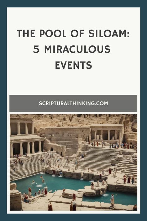 Discover the Pool of Siloam’s role in biblical miracles and history, from Jesus’ healing to Hezekiah’s ingenious water supply. Explore now. Pool Of Siloam, Jesus Healing, Feast Of Tabernacles, Jewish Celebrations, Archaeological Discoveries, The Tabernacle, Jewish People, Hope Symbol, Water Supply