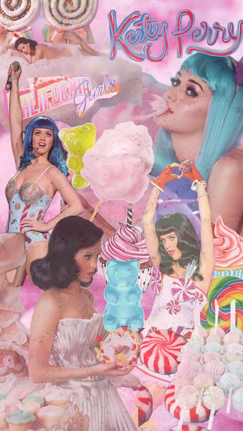 #katyperry#teenagedreamera Katy Perry Aesthetic Icon, California Girls Katy Perry, Katy Perry Costume, Katy Perry Wallpaper, Candy Aesthetic, Happy Name Day, Katy Perry Roar, Baddie Outfits Ideas, Rock In Rio