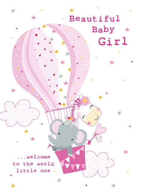 Congratulations On Your Baby Girl, Congratulations Baby Girl, Newborn Quotes, Letter Stamp, Baby Girl Card, Happy Birthday Card Funny, Cherry Orchard, Baby Shower Crafts