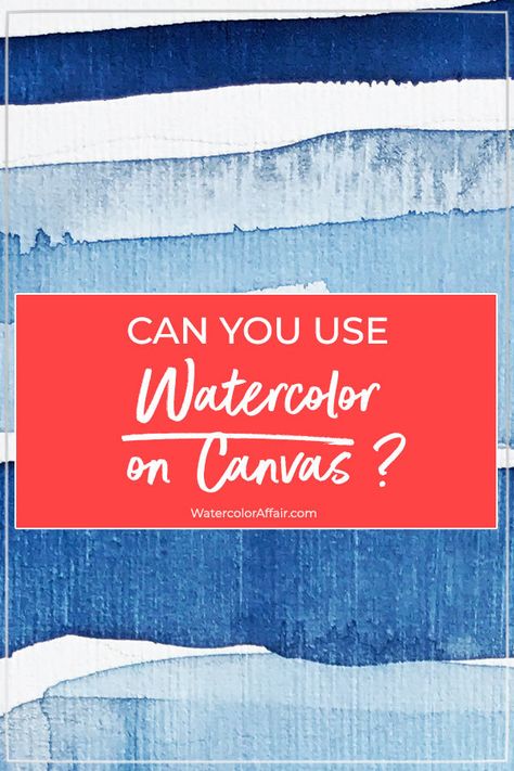 Water Paint Canvas Ideas, Artistic Canvas Painting Ideas, Watercolour On Canvas How To, Watercolor Painting On Canvas Board, Watercolor Canvas Painting Ideas, Watercolor In Canvas, Watercolor Paint On Canvas, Watercolor On Canvas Tutorials, Diy Painting Canvas For Beginners Easy Watercolor