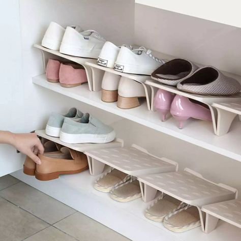 Shoe Stacker, Shoes Holder, Closet Space Savers, Wall Mounted Shoe Storage, Rack Closet, Shoe Organization, Closet Shoe Storage, Shoe Rack Closet, Shoe Storage Rack