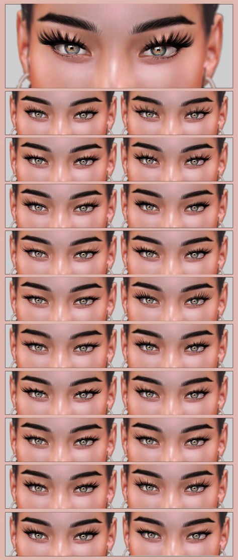 The Best Sims 4 Cc, Sims 4 Fashion Cc, Hollywood Lashes, Sims 4 Cc Eyes, The Sims 4 Skin, Sims Clothes, Makeup Cc, Cc Clothes, Pelo Sims