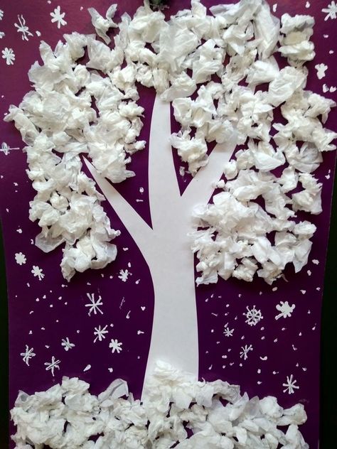 Winter Crafts Preschool, Fun Winter Crafts, Winter Art Lesson, January Crafts, Winter Art Projects, Winter Preschool, Winter Crafts For Kids, Childrens Crafts, Winter Art