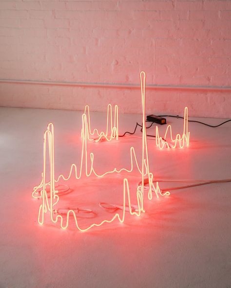 Neon Candles, Neon Sculpture, Neon Gas, Sculpture Design, Neon Words, Neon Aesthetic, Light Sculpture, Neon Art, Light Installation