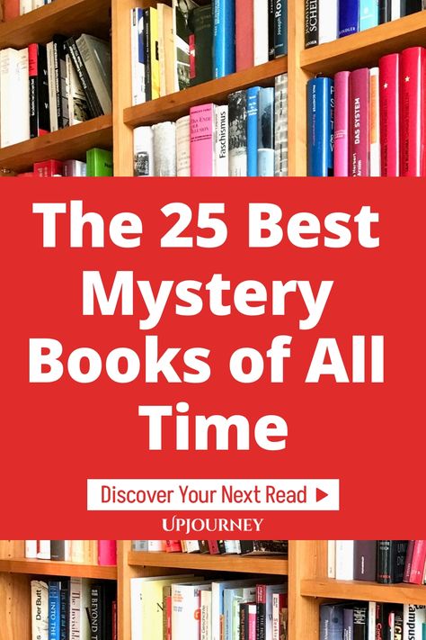 Discover the ultimate list of the 25 best mystery books of all time that will keep you on the edge of your seat! Whether you're a crime fiction enthusiast or looking for a thrilling read, this curated selection has something for everyone. From classic whodunits to modern psychological thrillers, these must-read mysteries are sure to captivate and intrigue any book lover. Explore gripping plots, complex characters, and unexpected twists in these timeless masterpieces. Best Mysteries To Read, Best Mystery Thriller Books, Mystery Books Worth Reading, Best Mystery Novels, Historical Mystery Books, Best Mystery Books, Books Mystery, James Patterson Books, Complex Characters