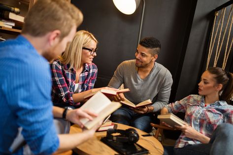 Successful book clubs select great books, have compelling discussions and create community. Here's how you can start a fun and engaging book club. Compliment Someone, Starting A Book, Old Friendships, Literary Genre, Online Relationship, Ministry Ideas, Book Discussion, The Book Club, Book Clubs