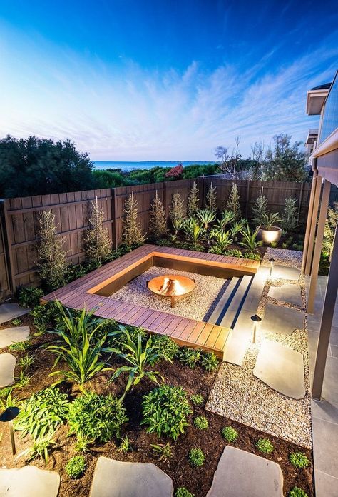 Melbourne Landscape, Have Inspiration, Landscape Plans, Backyard Inspo, Backyard Fire, Backyard Garden Design, Fire Pit Backyard, Backyard Patio Designs, Back Garden