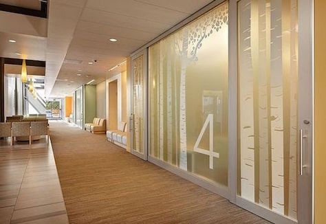 Healthcare Interior Design, Architectural Wall, Hospital Architecture, Healthcare Architecture, Clinic Interior Design, Hospital Interior, Dental Office Design, Hospital Interior Design, Glass Walls