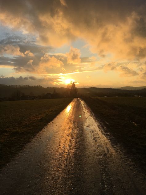 Rainy Road, After Rain, After The Rain, The Rain, The Sun, Sun, Running, Road, Water