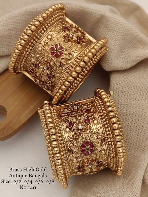 To buy whatsapp 9335835609 #highgoldbangle #goldbangle #kada Kada Designs Gold, Gold Bangle Watch, Gold Bangles Indian, Wedding Jewelry Sets Bridal Jewellery, Bridal Chura, Hand Chain Jewelry, Helix Jewelry, Indian Wedding Jewelry Sets, Gold Bangles For Women