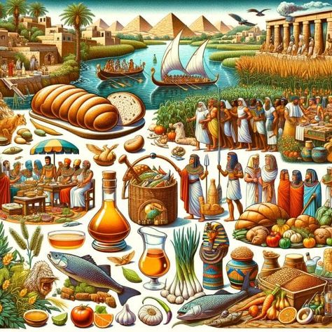 Life In Ancient Egypt, Ancient Babylon, Egyptian Food, Old Egypt, Religious Ceremony, Bird Hunting, Social Activities, Mini Drawings, Ancient Egyptian