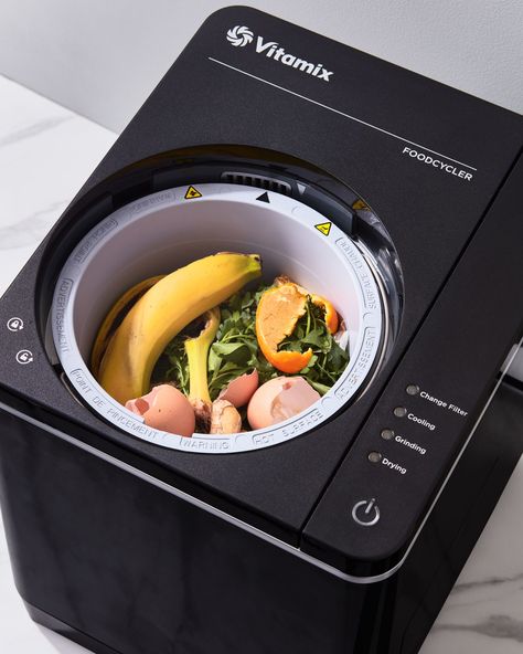 Vitamix Food Cycler Review: This Gadget Might Just Help You Waste Less | Epicurious Recycle Food Waste, New Kitchen Gadgets, Food Innovation, Premium Ice Cream, Food Technology, Life Kitchen, Fruit Peel, Food Scraps, Compost Bags