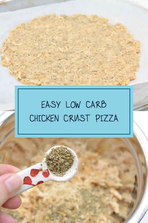 Craving pizza but want to keep it low-carb? Try this scrumptious Chicken Crust Pizza recipe! Made with simple ingredients, this guilt-free delight combines juicy chicken with zesty pesto for a crisp and flavorful experience. Perfect for a healthy meal or party treat, its unique chicken crust is an unbeatable alternative Homemade Keto Pizza Crust, Ground Chicken Crust Pizza Keto, Can Chicken Pizza Crust Keto, Low Carb Chicken Crust Pizza, Shredded Chicken Crust Pizza, Keto Chicken Crust Pizza Canned Chicken, Rotisserie Chicken Pizza Crust, Canned Chicken Crust Pizza Keto, Carnivore Chicken Pizza Crust