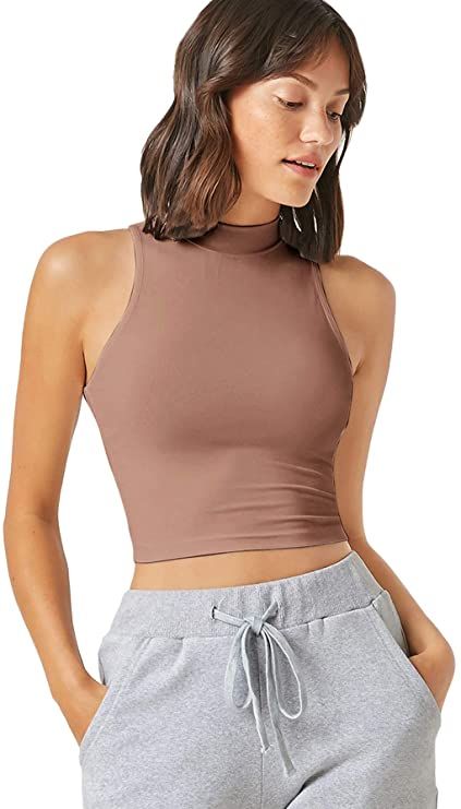 Halter Neck Top Outfit, Sleeveless Top Outfit, Halter Tops Outfit, High Neck Halter Top, High Neck Sleeveless Top, Backless Cami Top, High Neck Crop Top, Tank Top Outfits, Halter Tank Top