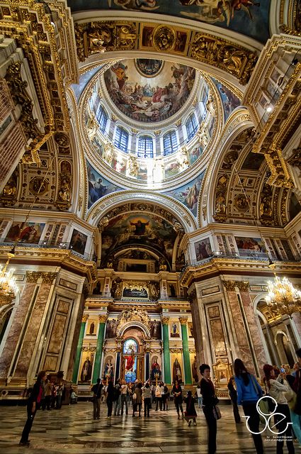 St. Isaac's Cathedral - St. Petersburg, Russia Cathedral Ceilings, Cathedral Architecture, Brothers Sisters, Russian Orthodox, Cathedral Church, St Petersburg Russia, Church Architecture, Sacred Places, Petersburg Russia