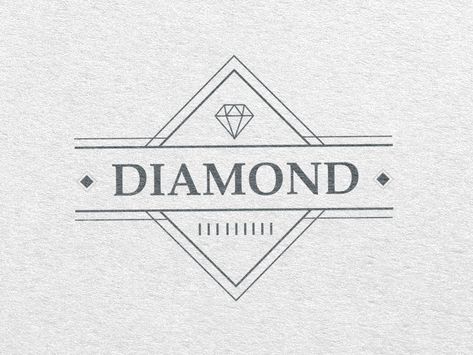 Diamond Shape Logo Design, Diamond Logo Design Ideas, Diamond Logo Design, Welding Logo, Logo Diamond, Skull Stencil, Beach Logo, Floral Logo Design, Eyelash Logo