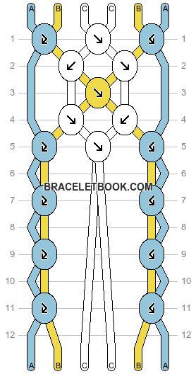 Braceletbook Patterns Easy, Friend Ship Bracelets Patterns, Cool Friendship Bracelet Patterns, Daisy Chain Friendship Bracelet, Cute Friendship Bracelets Pattern, Braceletbook Patterns, Friendship Bracelets Designs Pattern, Flower Bracelet Pattern, Easy Bracelet Patterns