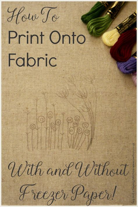 how to print onto fabric How To Print Words On Fabric, Printing Photos On Fabric, Freezer Paper Crafts, Freezer Paper Transfers, Fabric Techniques, Printing Photos, Traditional Quilt Patterns, Carbon Paper, Creative Creations