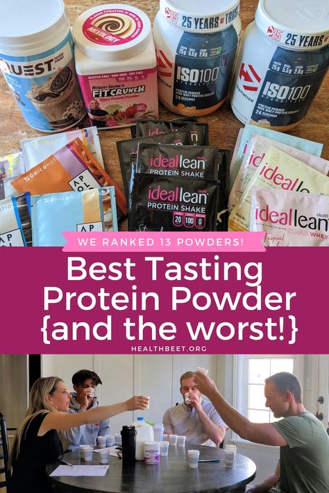 We tasted the most popular protein powders in 2021. Here's our favorites from best to worst, including price per serving, calories and macros. Best Tasting Protein Powder For Women, Best Protein Powder For Women, Health Beet, Best Tasting Protein Powder, Aip Foods, Air Fryer Recipes Dessert, Air Fryer Recipes Snacks, Virgin Drinks, Clean Simple Eats