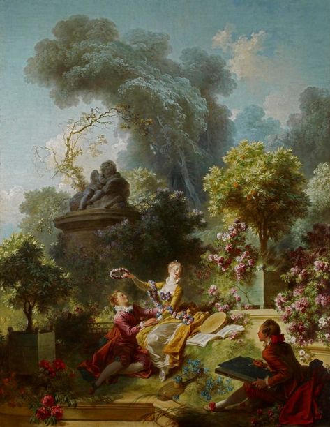 Rococo Painting, Jean Honore Fragonard, Rococo Art, James Mcneill Whistler, Arte Van Gogh, Winslow Homer, The Lover, Team Rocket, Historical Art