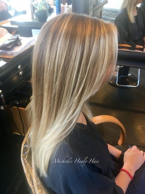 Cream Soda Blonde, Straight Balayage, Balayage Hair Blonde Short, Balayage Straight, Baylage Hair, Balayage Straight Hair, Perfect Blonde Hair, Hairstyles Color, Summer Blonde Hair