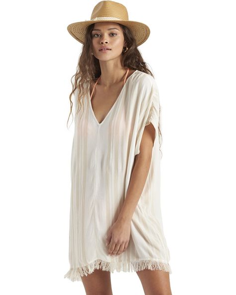 Walk Away Tunic Top 194843021534 | Billabong Billabong, Beach Tunic, Billabong Women, Festival Tops, Women Tunic Tops, The Walk, Swim Cover, Beach Vibes, Womens Tunics