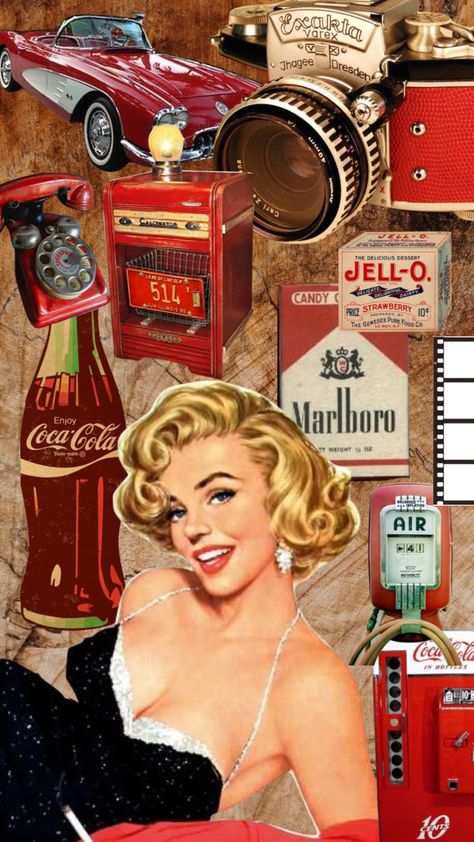 #myfirstshuffle #vintage #aesthetic #50s #red 50s Moodboard Aesthetic, Vintage 50s Aesthetic Wallpaper, 50s Asthetic, Retro 50s Aesthetic, 50s Aesthetic Wallpaper, Vintage Aesthetic 50s, Old Fashioned Aesthetic, Vintage 50s Aesthetic, 50s Rockabilly Fashion