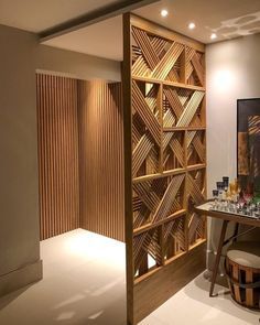 45 Brilliant Partition Wall Design Ideas To Blow You Away - Engineering Discoveries Wooden Partition Design, Wooden Partition, Modern Partition, Modern Partition Walls, Room Partition Wall, Wall Partition Design, Wooden Partitions, Interior Design Per La Casa, Divider Design