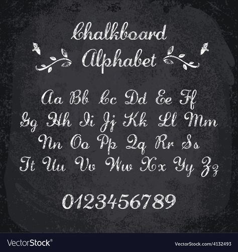 Chalkboard Fonts Alphabet, Chalkboard Flowers, Chalk Fonts, Christmas Chalkboard Art, Chalkboard Wall Art, Chalkboard Doodles, Chalkboard Fonts, Chalkboard Writing, Chalkboard Lettering