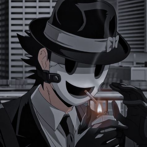 Highrise Invasion, Ken Anime, Mask Aesthetic, Dark Anime Guys, 5 Anime, Masked Man, Anime Profile, Dark Anime, Cute Anime Guys