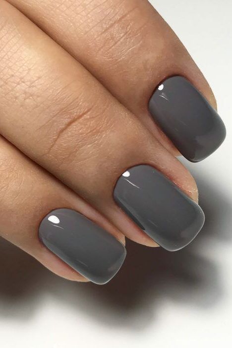 October Nail Ideas to Try this Fall, chic october nail ideas, fall nail ideas, brown nail ideas, pumpkin spice nails, Tortoise shell Nails, Deep cherry red Nails, Classic French tip Nails, Olive Green Nails, Navy Blue Nails, Moody Gray Nail Polish Fall Nail 2024 Colors, Gray Nail Polish Ideas, Gray Dipped Nails Ideas, Smoky Gray Nails, Fall Nails Blue Grey, Grey Nails Ideas Short, Dark Grey Gel Nails, Gunmetal Grey Nails, Gray Fall Nails Ideas