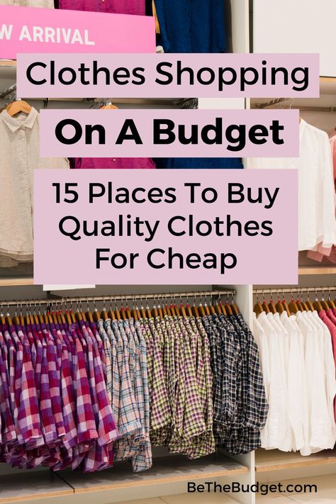 Clothes shopping on a budget can be difficult, but this post shows you the best places to get great deals! Check it out! Outfits On A Budget, Personal Finance Quotes, Money Management Printables, Personal Finance Printables, Style On A Budget, Shopping On A Budget, Budget Outfits, Money Saving Techniques, Budgeting 101