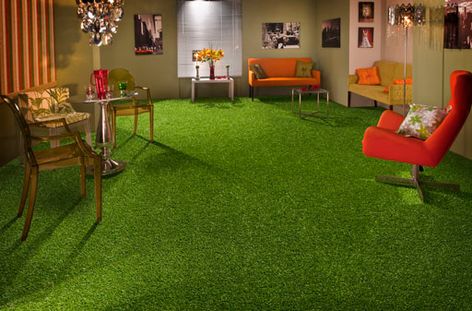 Grass Bedroom, Artificial Grass Ideas, Fake Grass Rug, Modern Carpets Design, Indoor Turf, Grass Rug, Grass Carpet, Artificial Lawn, Fake Grass