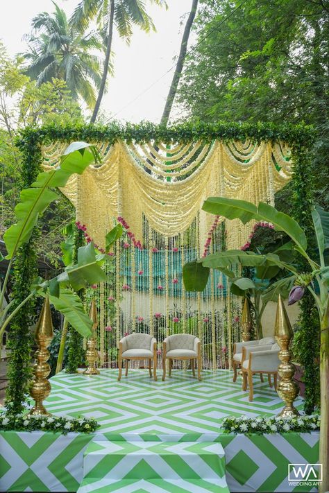 Events Decoration Ideas, Garden Party Wedding Theme, Indian Outdoor Wedding Decor, Hindu Wedding Decorations, Event Decor Ideas, Outdoor Wedding Backdrops, Mandap Design, Wedding Sign Decor, Corporate Events Decoration