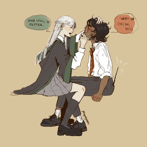 fuck you jkr im making your characters trans. and gay Sirius And Regulus Fanart, Regulus X James Fan Art, Lily Potter Fan Art, James Potter X Regulus Black, Lily And Harry, James X Regulus, Draco Malfoy Art, James Potter Fan Art, Drarry Fan Art