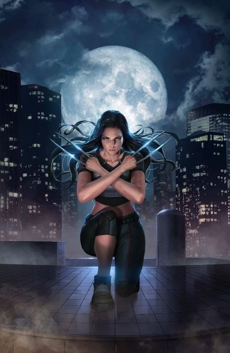 X-23: Daughter Of The Wolverine Laura Kinney, Wolverine Art, Comic Book Artwork, Wolverine Marvel, New Avengers, Comic Shop, Comics Girls, Marvel Girls, Marvel Comics Art