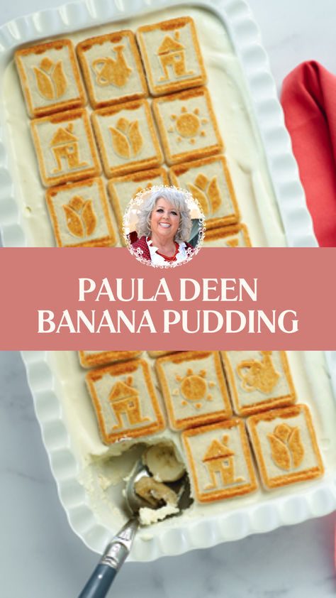 Paula Deen Banana Pudding Paula Deen’s Banana Pudding Recipe, Banana Pudding With Cream Cheese And Condensed Milk, Banana Pudding With Meringue Topping, Paula Seems Banana Pudding, Not To Mama Banana Pudding, Easy Banana Pudding Dessert, Marry Me Banana Pudding, Layered Banana Pudding Dessert Recipes, Cheeseman Banana Pudding