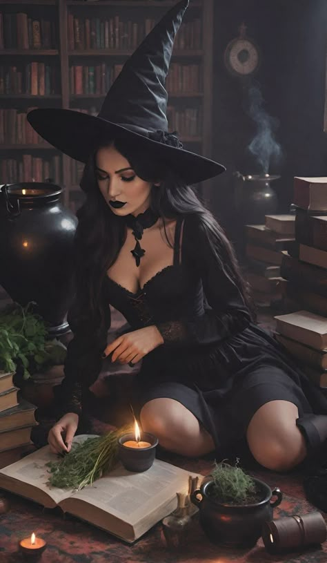 Witchy Costumes For Women, Happy New Year Witches, Plus Size Witch Photoshoot, Beautiful Witch Photography, Witch Cosplay Ideas, Witchcraft Pictures, Vintage Witch Aesthetic, Dark Fantasy Witch, Vintage Witch Photos