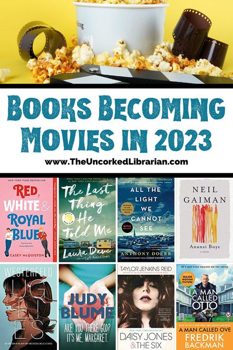 2023 Book Club Books, 2023 Books List, New Books To Read In 2023, Books That Were Made Into Movies, Award Winning Books For Adults, Ya Books 2023, 2023 Book Recommendations, Books To Movies 2023, Books With A Twist