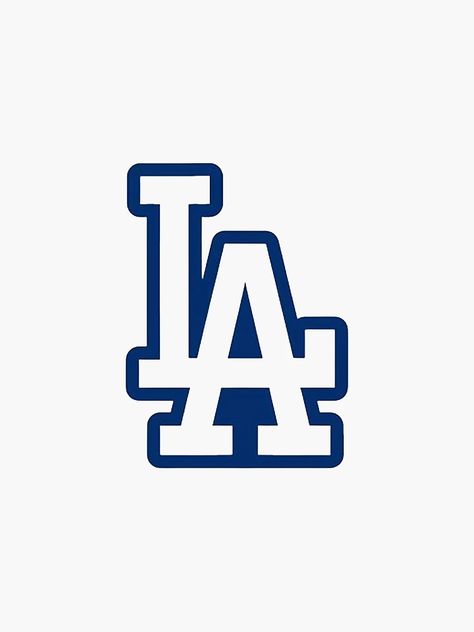 "Los Angeles" Sticker by OmarMouhen | Redbubble Small Los Angeles Tattoo, Los Angeles Drawing, La Tattoo Los Angeles Design, La Dodgers Drawing, Los Angeles Logo Design, Los Angeles Map Illustration, California Stickers, La Sign, Los Angeles Logo