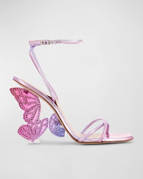 Butterfly Heels, Fancy Shoes, Cute Heels, Swag Shoes, Sophia Webster, Footwear Design Women, Pretty Shoes, Dream Shoes, Stylish Shoes