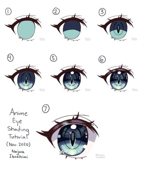 56 Best Eyes Drawing to Learn How to Draw Eyes - atinydreamer How To Draw Eyes, How To Draw Anime Eyes, Cute Eyes Drawing, Eye Drawing Tutorials, Draw Eyes, 캐릭터 드로잉, Character Sketches, Anime Eye Drawing, Digital Painting Tutorials